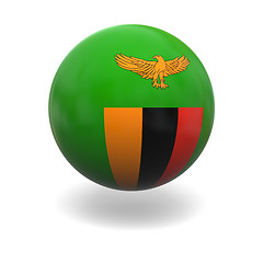 Image showing Zambian flag