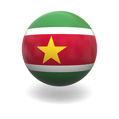Image showing Suriname flag