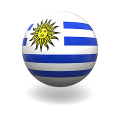 Image showing Uruguay flag