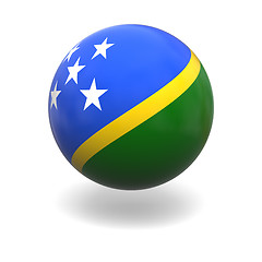 Image showing Solomon islands flag