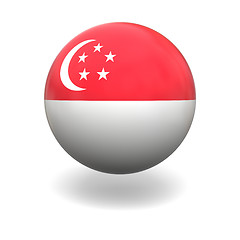 Image showing Singapore flag