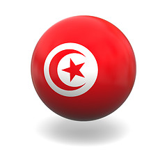 Image showing Tunisian flag