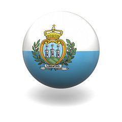 Image showing San Marino flag