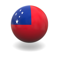 Image showing Samoa flag