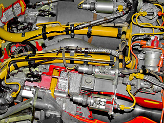 Image showing Aircraft engine