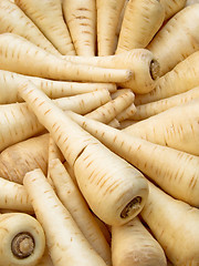 Image showing White carrot