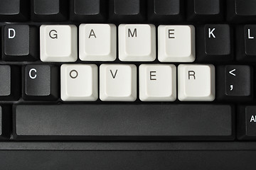 Image showing Game over