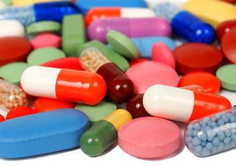 Image showing Pills and capsules