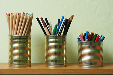 Image showing Upcycling, Writing Accessories in Tin Can