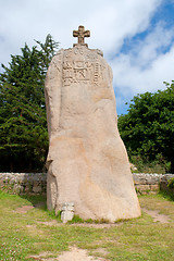 Image showing Menhir of Saint-Uzec