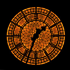 Image showing Rusty clock