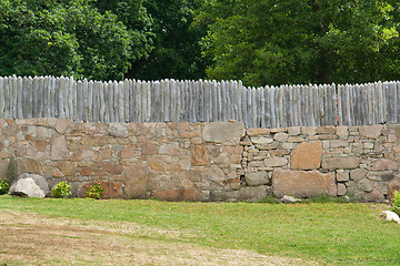 Image showing historic wall