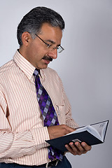 Image showing Businessman agenda