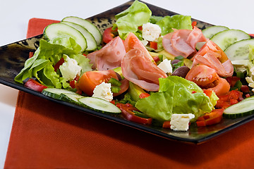 Image showing Smoked beef salad