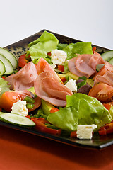 Image showing Smoked beef salad