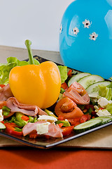 Image showing Smoked beef salad