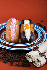 Image showing Cream donuts