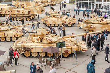 Image showing Military technics exposition