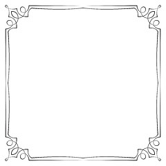 Image showing Vintage vector frame