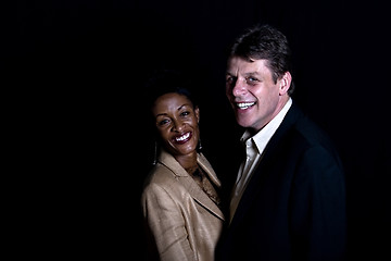 Image showing portrait interracial couple