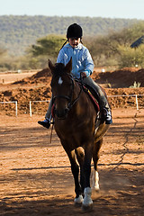 Image showing Girl rider