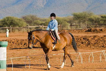 Image showing Girl rider