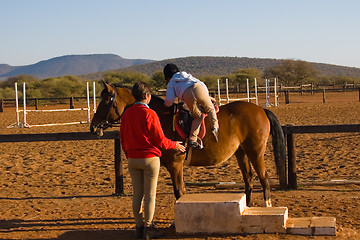 Image showing Small rider