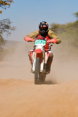 Image showing Bike desert race