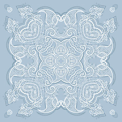 Image showing Lace background. Mandala.