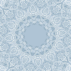 Image showing Lace background. Mandala.