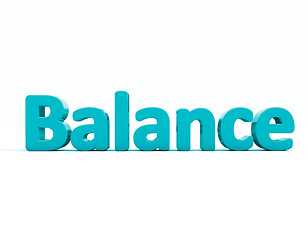 Image showing 3d word balance