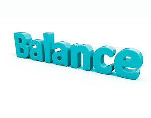 Image showing 3d word balance