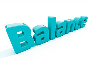 Image showing 3d word balance