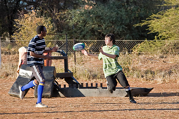 Image showing rugby players