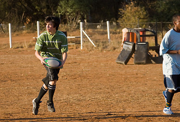 Image showing rugby players