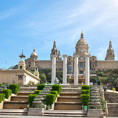 Image showing National Museum in Barcelona, Spain