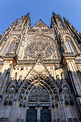 Image showing st. vitus cathedral in prague czech republic 