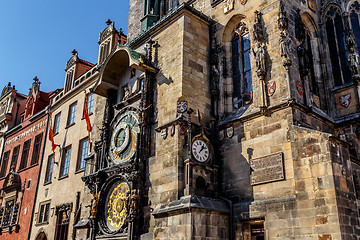 Image showing The Prague astronomical clock, or Prague orloj