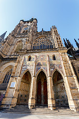 Image showing st. vitus cathedral in prague czech republic 