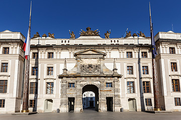 Image showing entrance to Prague castle