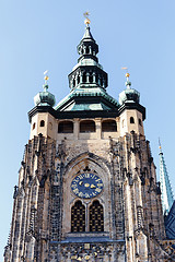 Image showing st. vitus cathedral in prague czech republic 