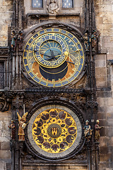 Image showing The Prague astronomical clock, or Prague orloj