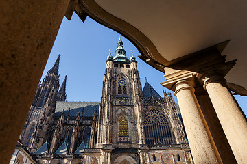 Image showing st. vitus cathedral in prague czech republic 