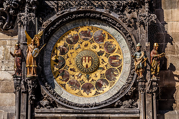 Image showing The Prague astronomical clock, or Prague orloj