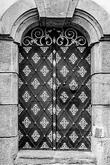 Image showing door entrance to the historic building