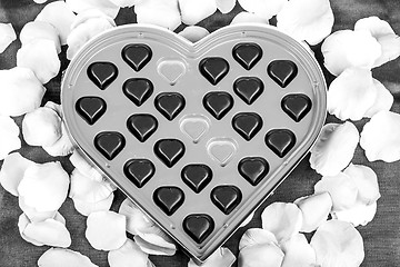 Image showing Valentine chocolate present