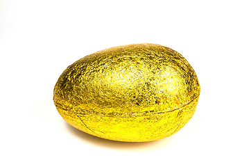 Image showing Golden easter egg