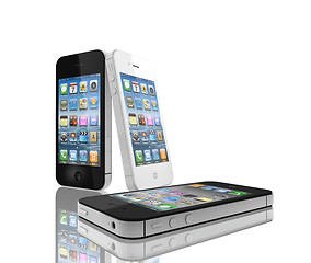 Image showing iPhone 4s with the faster dual-core A5 chip. 