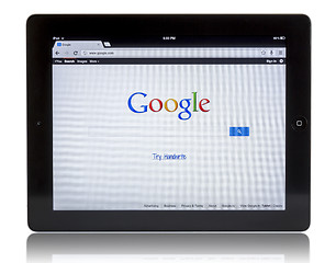 Image showing Google on iPad 3