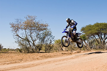 Image showing Bike desert race